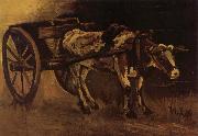 Vincent Van Gogh, Cart With red and White Ox (nn04)